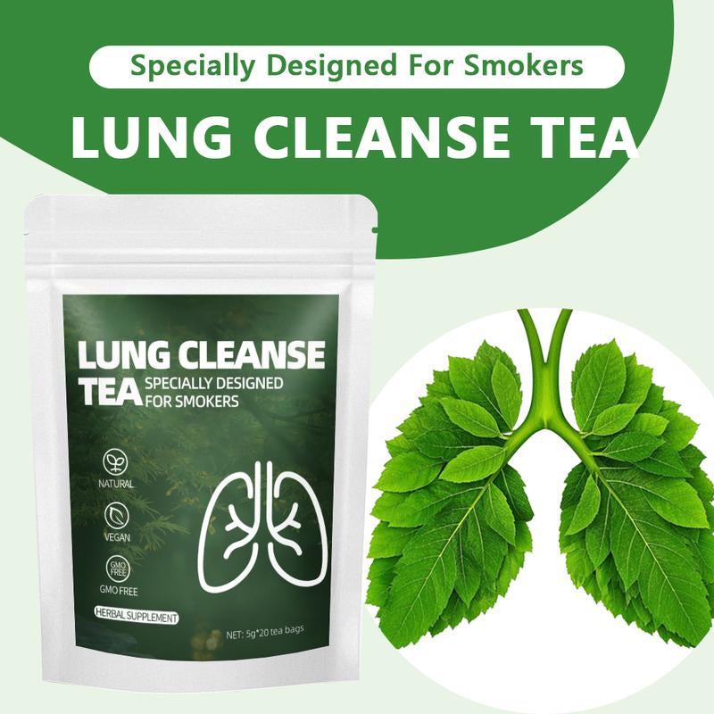 Lung Clearing Tea, Cassia Seed, Barley, Dandelion, Licorice, Gardenia, Burdock, Tangerine Peel, Wolfberry, Chrysanthemum, 5G X 20 Pack Herbal Beverage Caffeine-Free Wellness Drink Natural Kidney