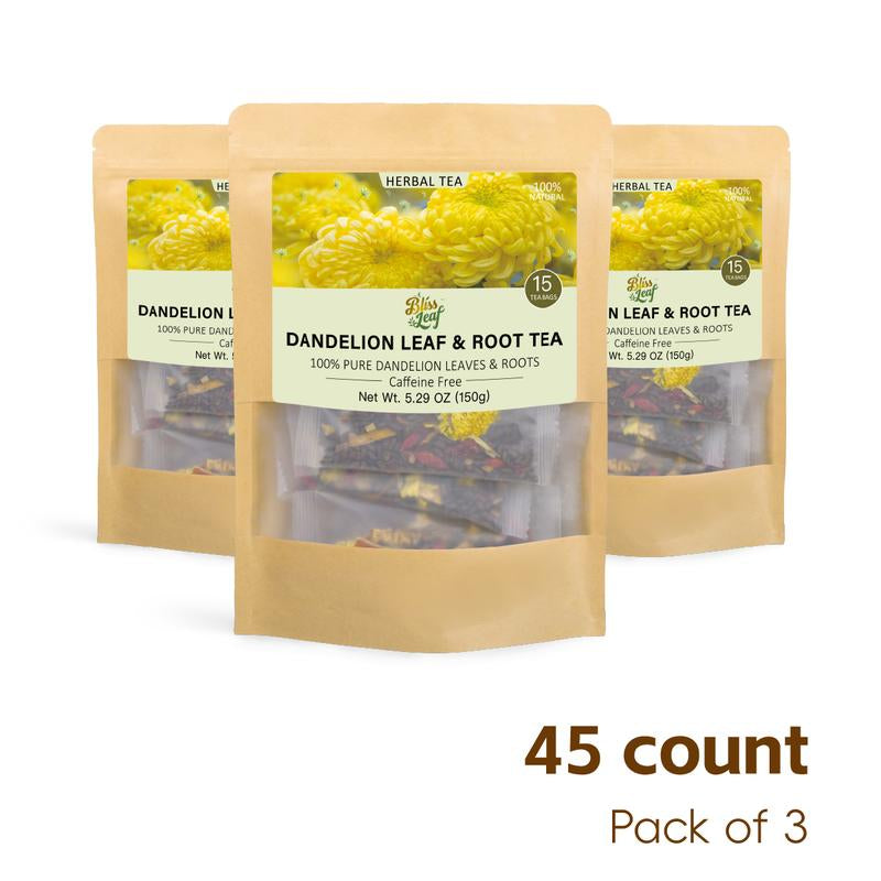 Dandelion Wolfberry Tea - Dandelion Goji Berry Tea - 100% Natural Dandelion Leaves & Roots | 150G per Pack | Caffeine Free