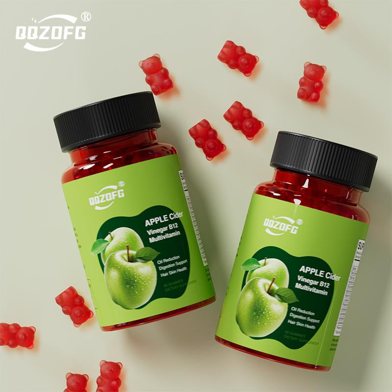 Apple Cider Vinegar Gummies Formulated to Support Normaenergy Levels & Gut Health-Supports Digestion,Detox &Cleansing Vitamin Supplement