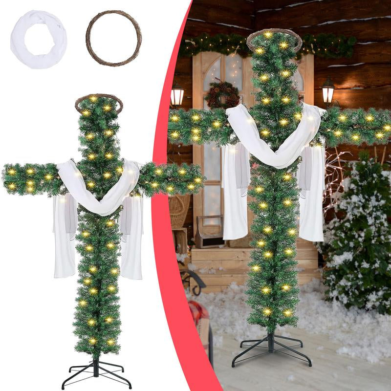New Product Christmas Indoor Decoration Christmas Tree Cross Easter Christmas Tree