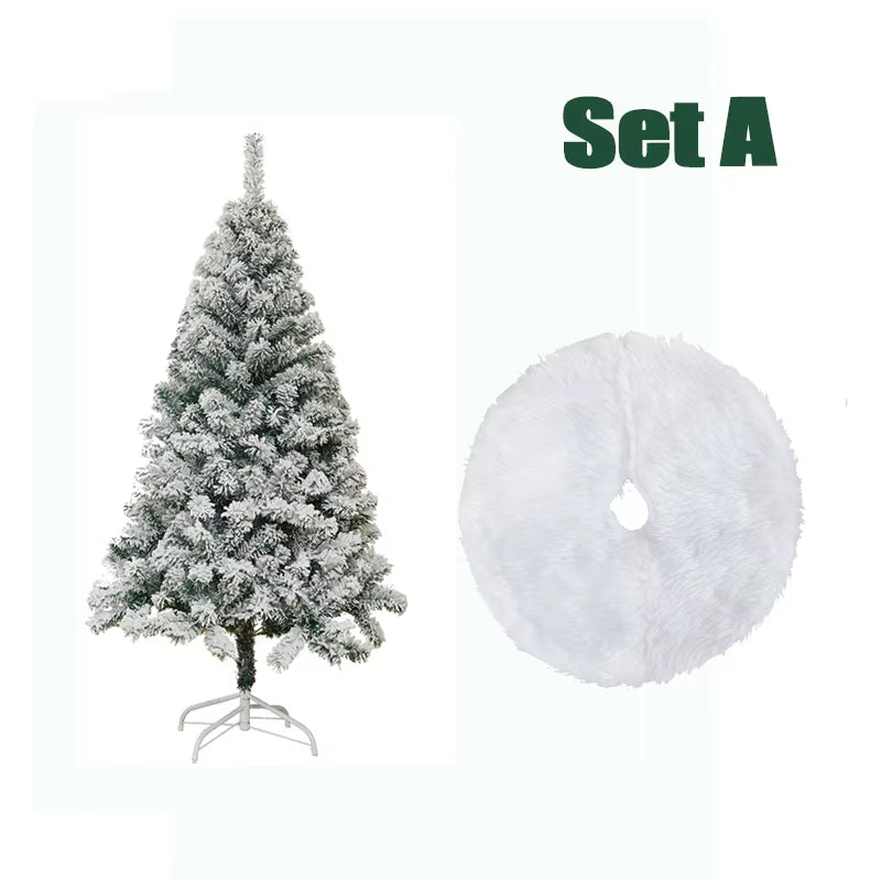 Christmas Tree PVC Artificial Snow Christmas Tree Cedar Christmas Tree Mall Window Decoration Tree Christmas Decoration Supplies