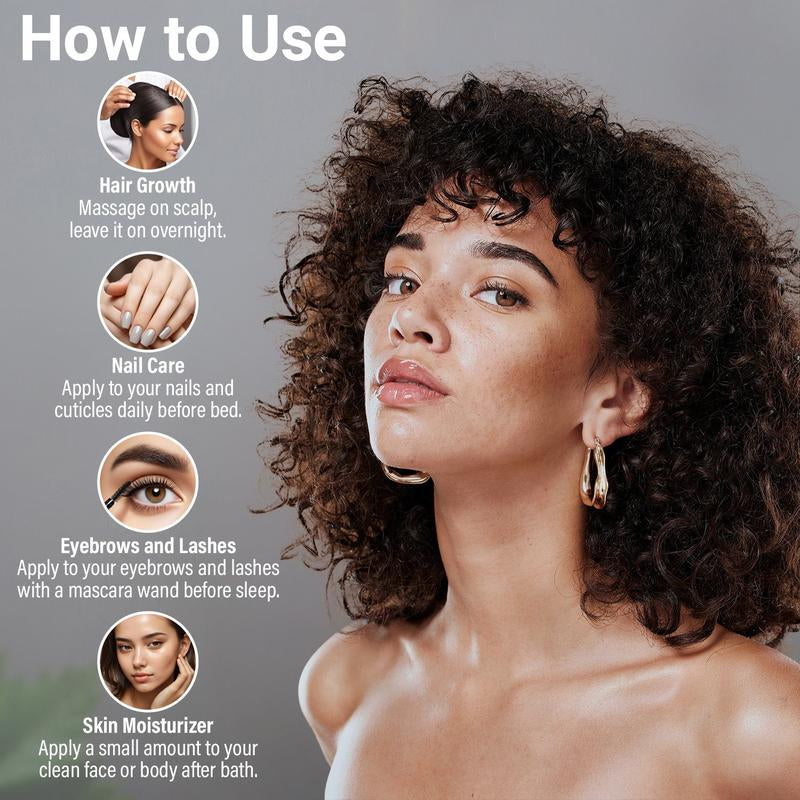 Organic Castor Oil - Glass Bottle