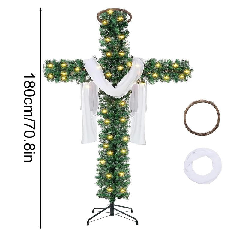 New Product Christmas Indoor Decoration Christmas Tree Cross Easter Christmas Tree
