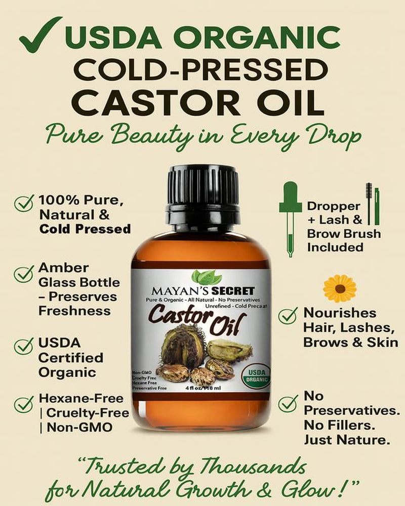 Mayan'S Secret Organic Castor Oil