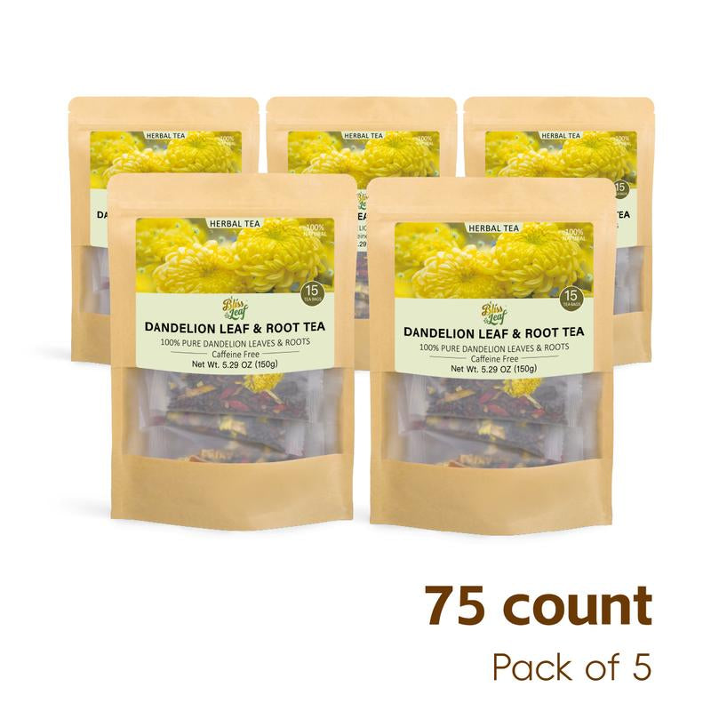 Dandelion Wolfberry Tea - Dandelion Goji Berry Tea - 100% Natural Dandelion Leaves & Roots | 150G per Pack | Caffeine Free
