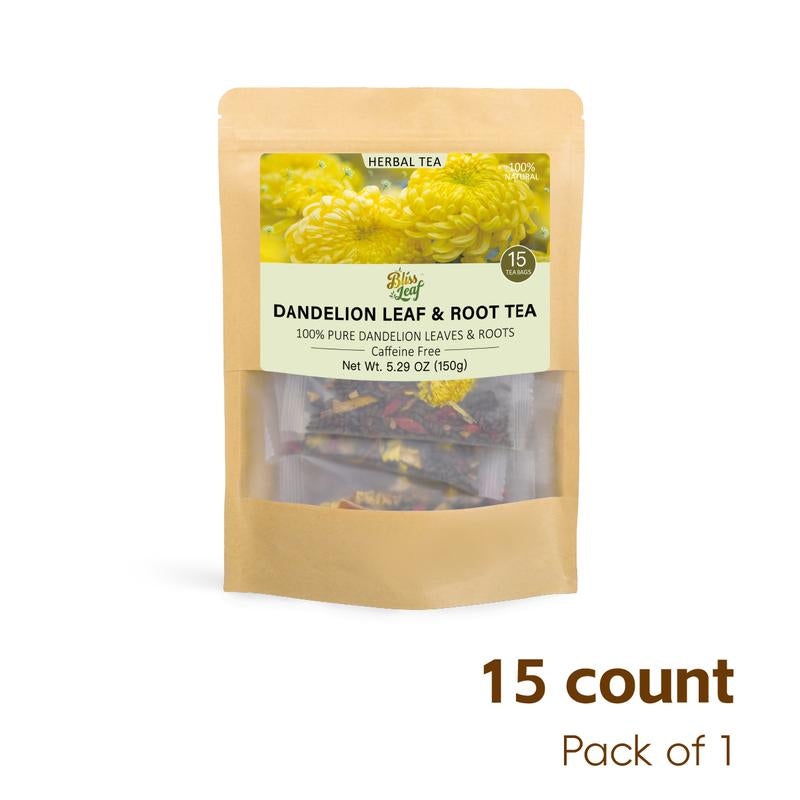 Dandelion Wolfberry Tea - Dandelion Goji Berry Tea - 100% Natural Dandelion Leaves & Roots | 150G per Pack | Caffeine Free
