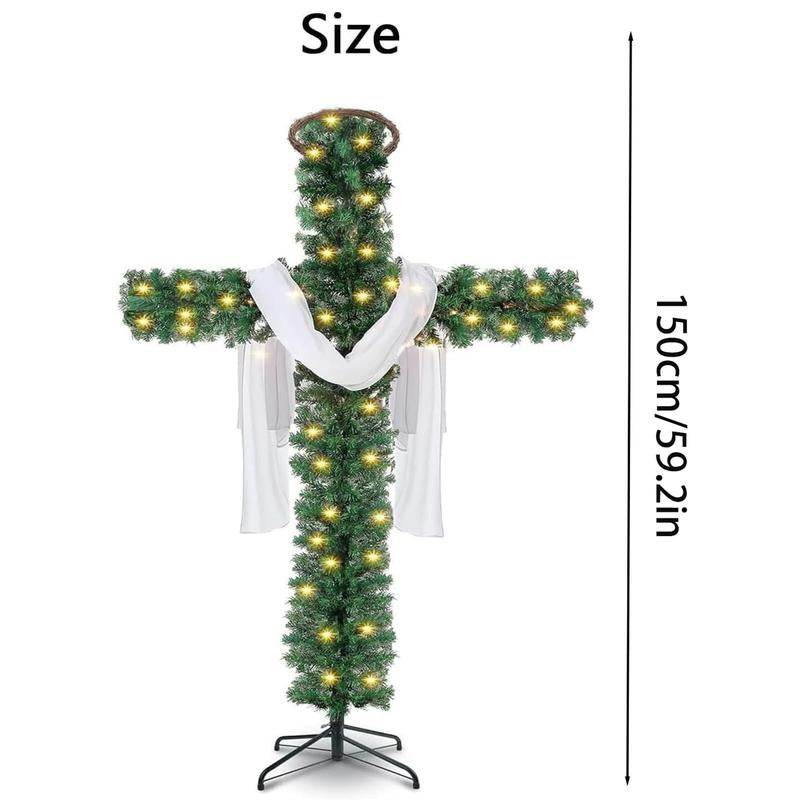 New Product Christmas Indoor Decoration Christmas Tree Cross Easter Christmas Tree