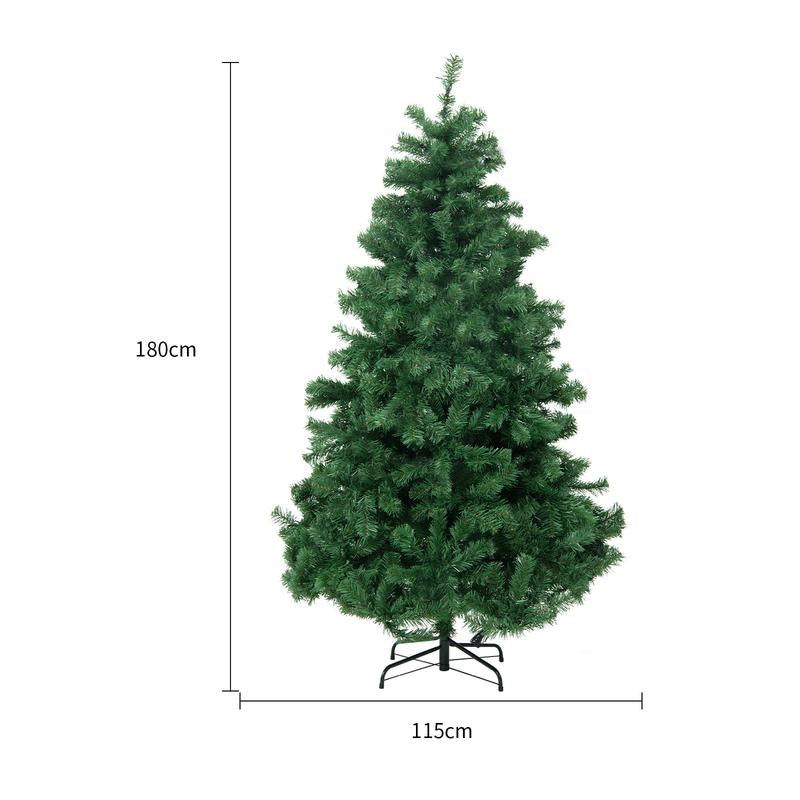 Christmas Tree PVC Artificial Snow Christmas, Tree Mall Window Decoration, Tree Cedar Christmas Tree Christmas Decoration Supplies Metal Light