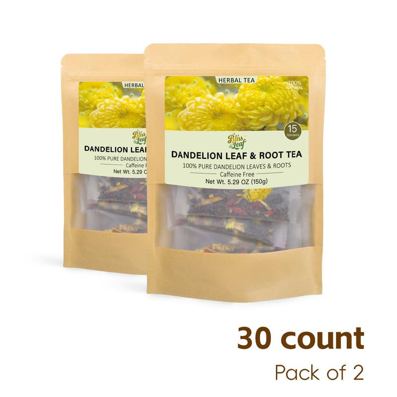Dandelion Wolfberry Tea - Dandelion Goji Berry Tea - 100% Natural Dandelion Leaves & Roots | 150G per Pack | Caffeine Free